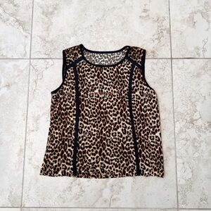 Free- Leopard print tank top